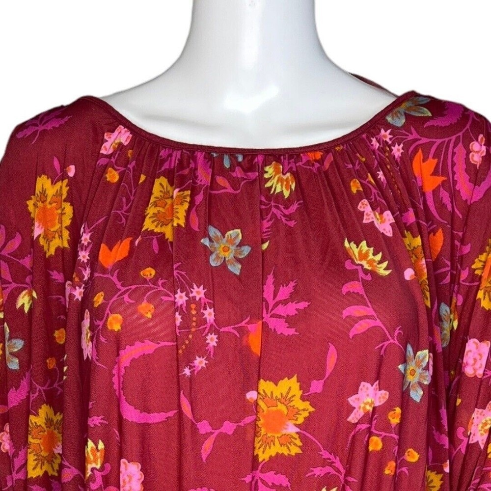 Free People Floral
Wildflower Honey Peasant
Blouse Top Size Medium - Picture 5 of 8